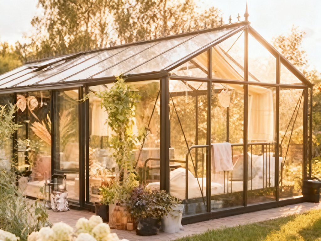 glass greenhouse, small glass greenhouse, glass greenhouse for sale